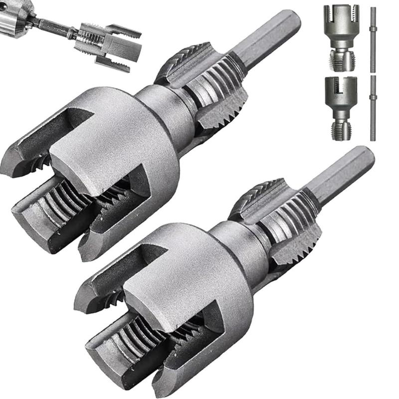 Power Tools Brand - 1 Set Rohrgewindeschneidwerkzeug Integriertes Innen- und
