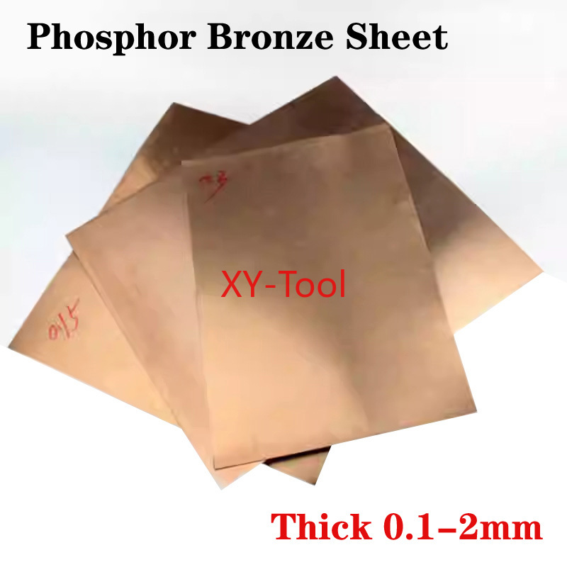 Zero Power Tools - 1 Stück Phosphorbronze-Blatt, dick, 0,1–2 mm,