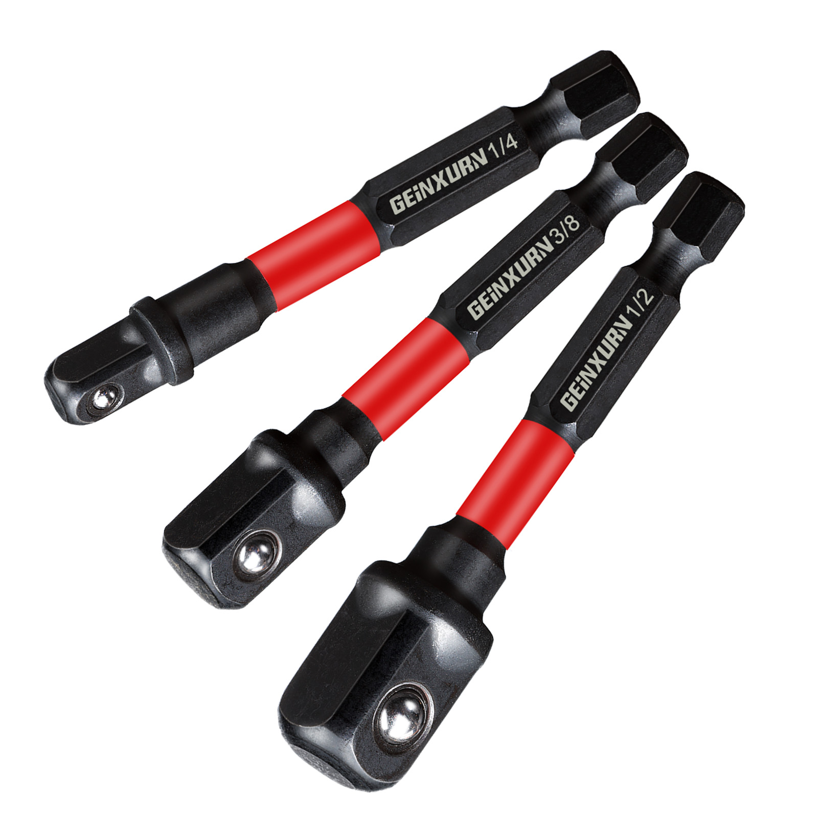 Power Tools Impact Wrench - Geinxurn Schlagschrauber-Adapter-Set, 1/4 Zoll 3/8 Zoll