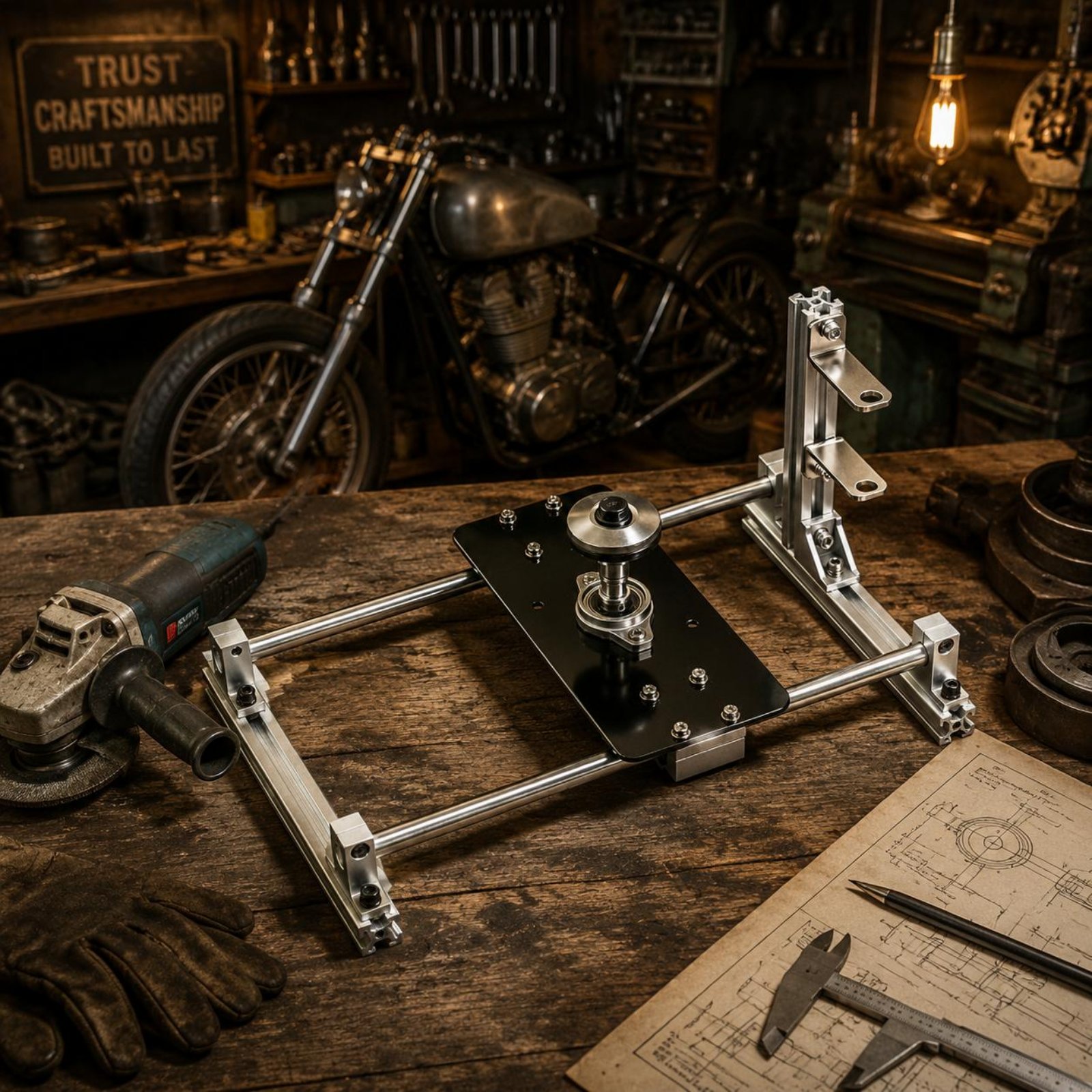 Power Tools Accessories - Winkelschleifer-Klingenhalterung Verstellbare Sägeblatt-Schleifvorrichtung Winkelschleifer-Adapter Stabile Halterung