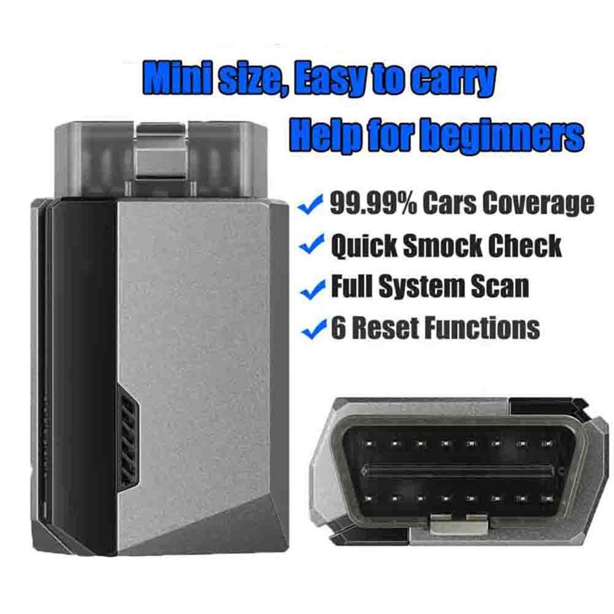 Health Power Tools - (A99Z) OBD2 Bluetooth-Scanner für Auto-Diagnose aller