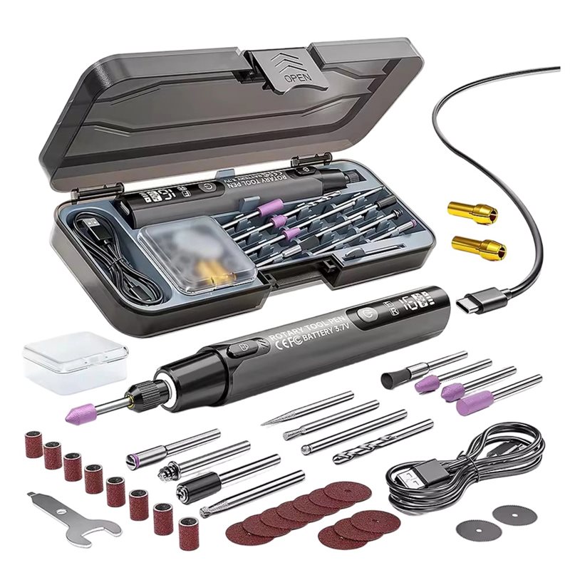Power Tools Brand - FYBL-Kabelloser Elektrischer Mini-Gravierstift 3,7V 10000-16000 U/min