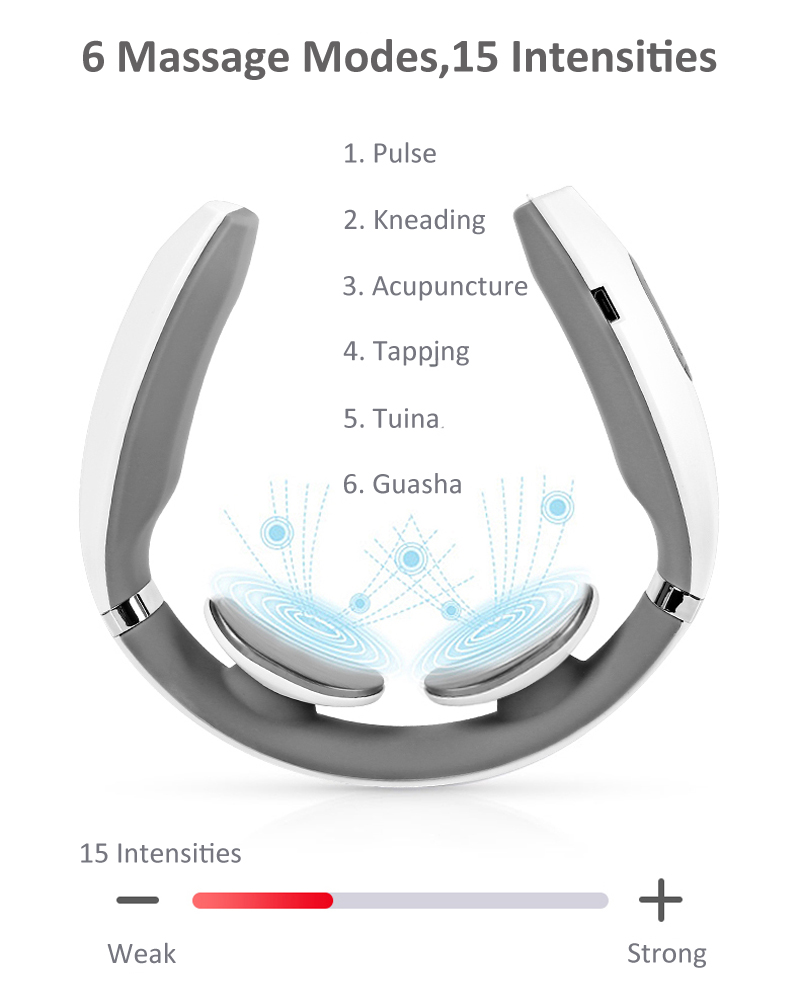 Health Power Tools - Intelligentes Elektrisches Puls-Rücken- und Nackenmassagegerät mit