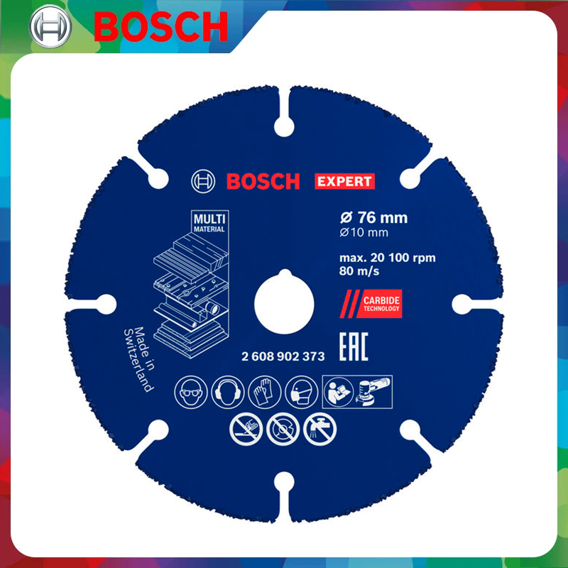 Power Tools Accessories - BOSCH 2608902373 Hartmetall-Mehrzweckschneidscheibe 76*10mm Scharfe Schneidklinge