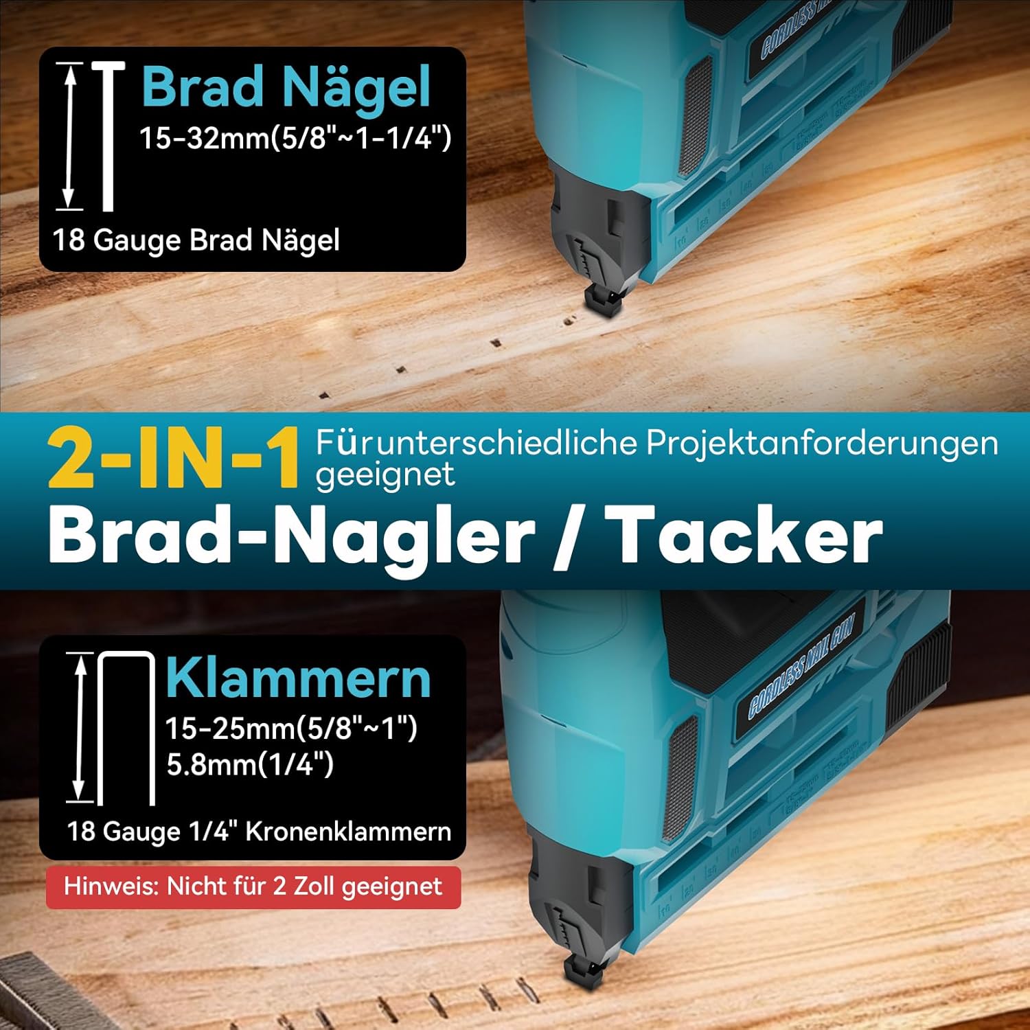 2-in-1 Akku-Elektro-Nagelpisto – Staple Gun Electric Bewertung und Preis