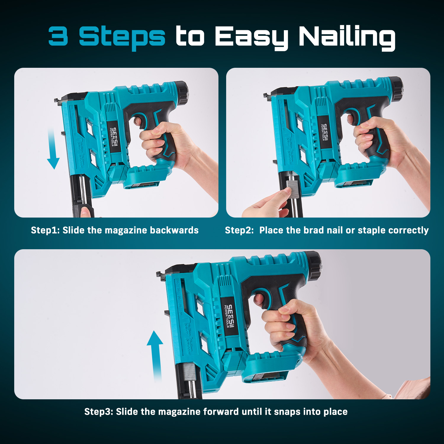 SEESII Akku-Nagelpistole 2-in- – Staple Gun Electric Bewertung und Preis
