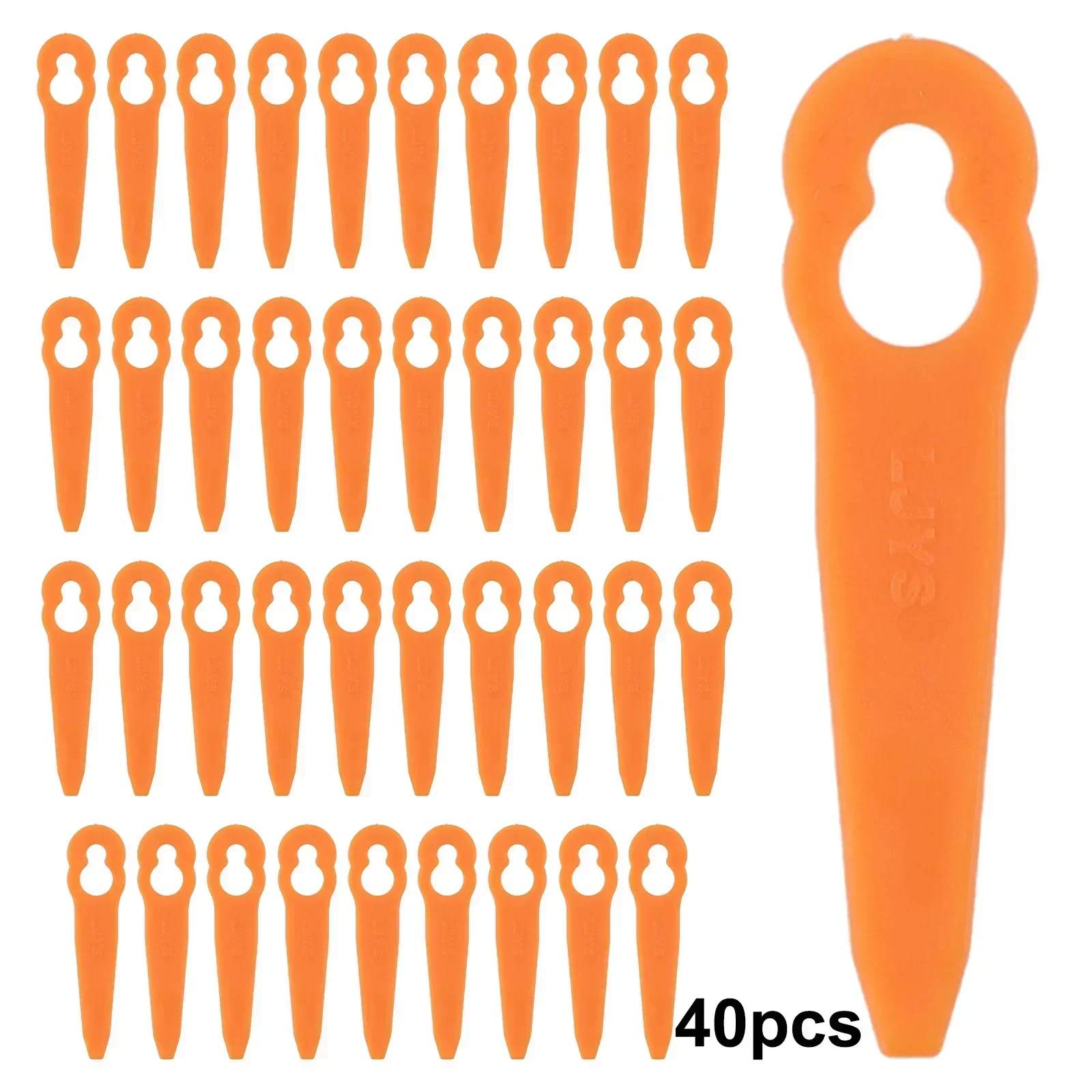 40 stücke Kunststoff Klingen R – Power Tools Orange Bewertung und Preis