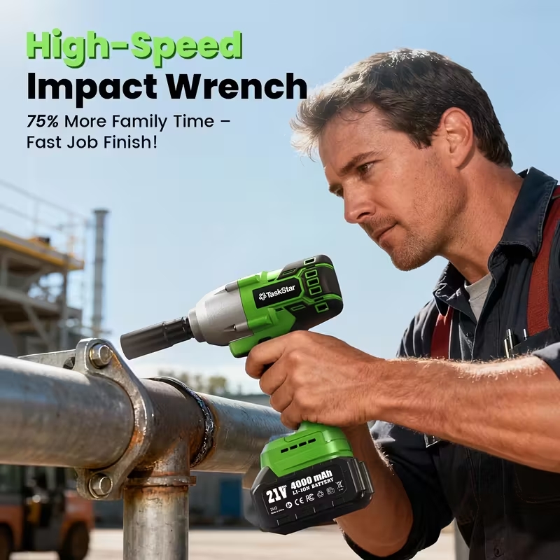 TaskStar Schlagschrauber 1600N – Power Tools Impact Wrench Bewertung und Preis