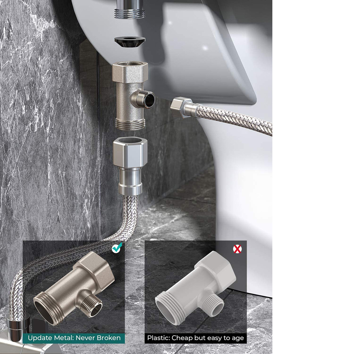 Manuelles Bidet-Sprühset, Heiß – Power Tools You Need Bewertung und Preis