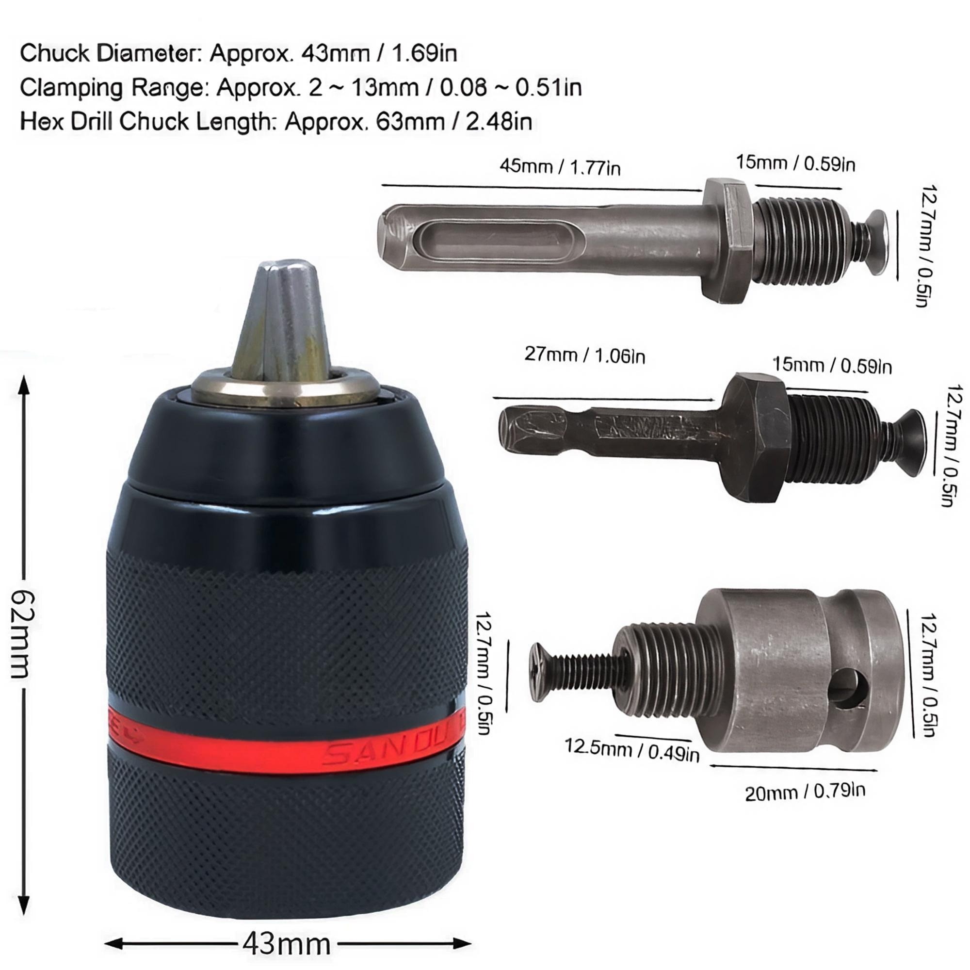 Schlüsselloses Bohrfutter, Sch – Power Tools Tool Box Bewertung und Preis