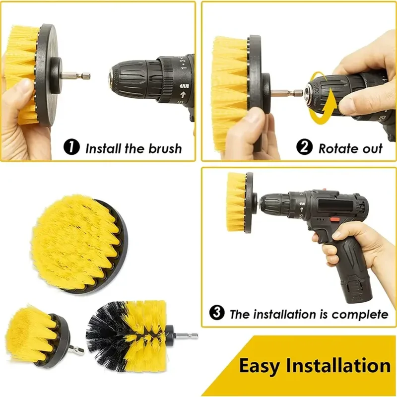 3-teiliges Bohrbürsten-Set, Po – Power Tools Tool Box Bewertung und Preis