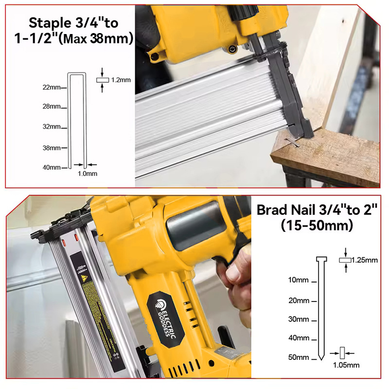 Bürstenlose elektrische Brad-N – Staple Gun Electric Bewertung und Preis
